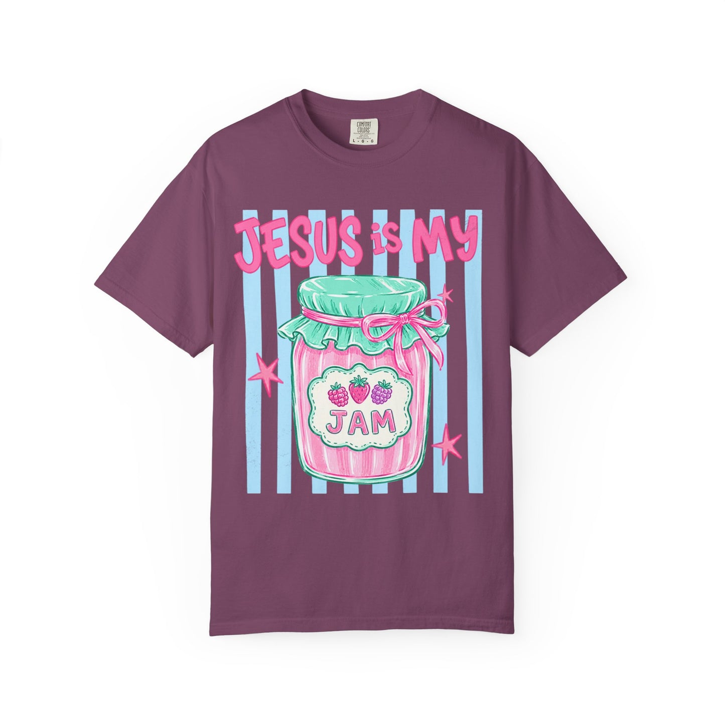 Jesus Is My Jam T-Shirt — Cute Pastel Christian Graphic Tee