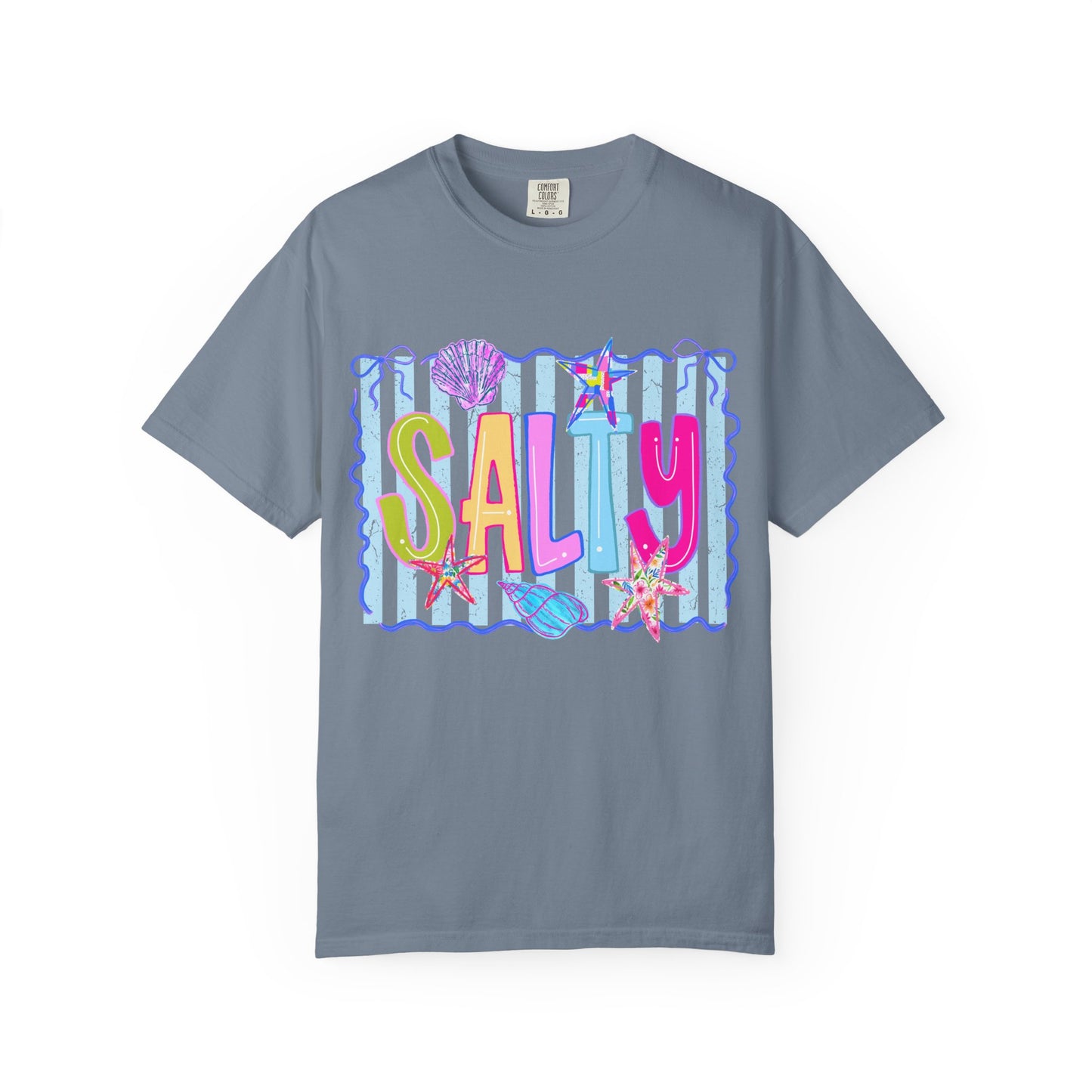 Sally Seashells T-Shirt — Colorful Tropical Name Tee