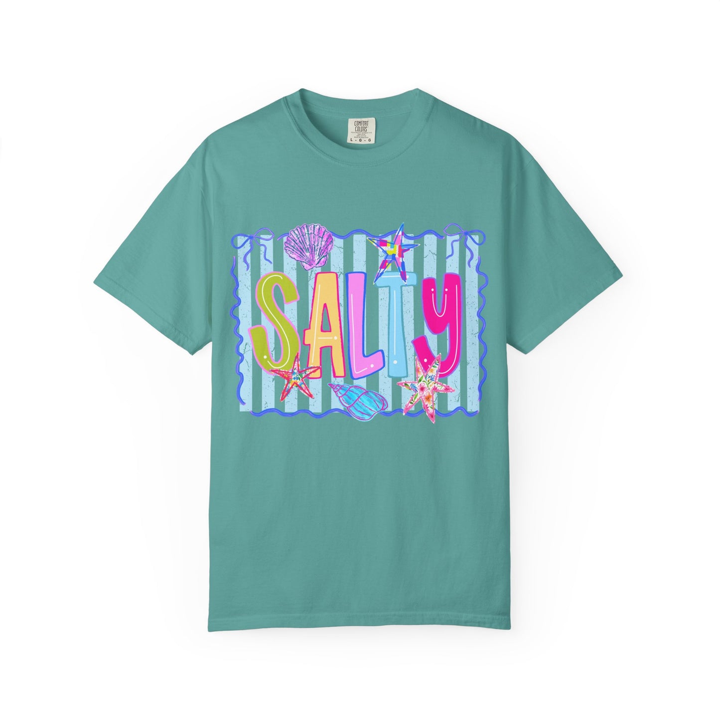 Sally Seashells T-Shirt — Colorful Tropical Name Tee