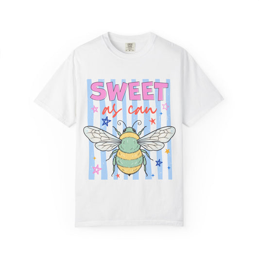Sweet as Can Bee T-Shirt — Cute Bee Graphic Tee for Kids & Adults