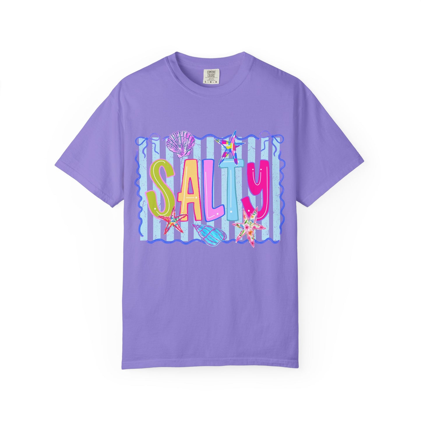 Sally Seashells T-Shirt — Colorful Tropical Name Tee