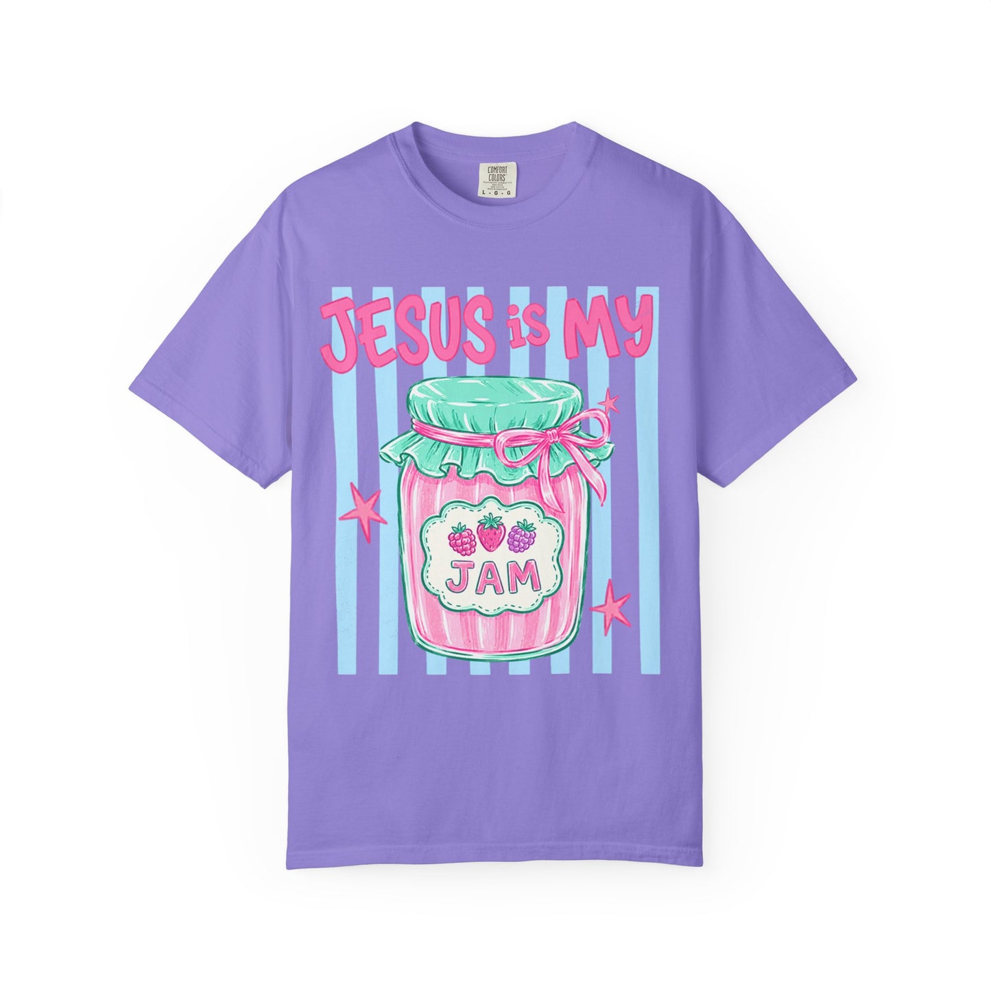 Jesus Is My Jam T-Shirt — Cute Pastel Christian Graphic Tee