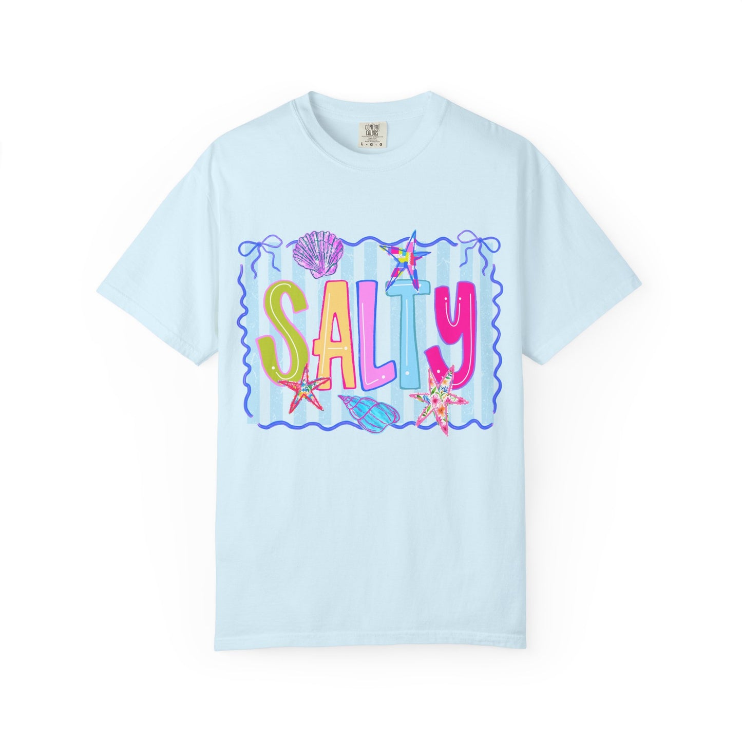 Sally Seashells T-Shirt — Colorful Tropical Name Tee