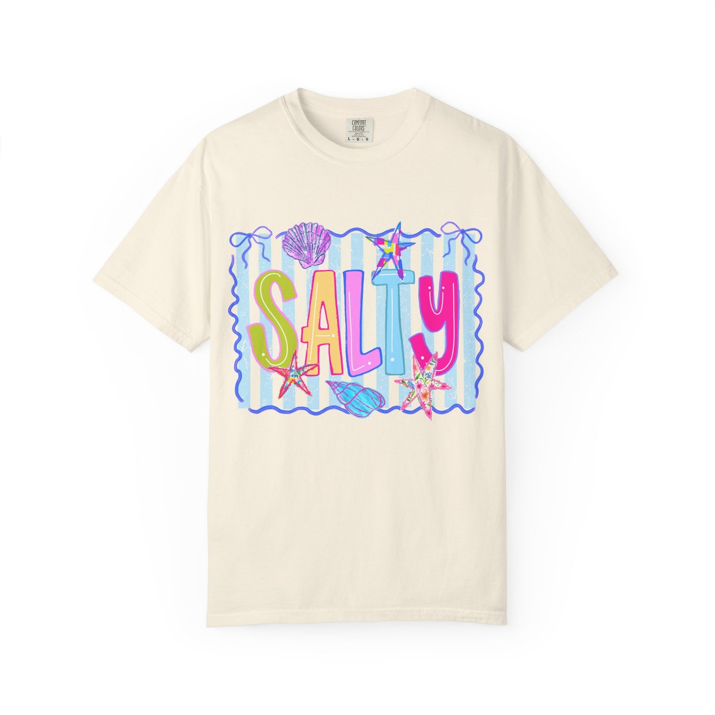 Sally Seashells T-Shirt — Colorful Tropical Name Tee