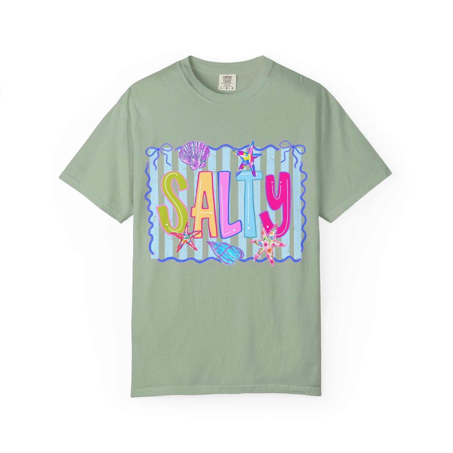 Sally Seashells T-Shirt — Colorful Tropical Name Tee