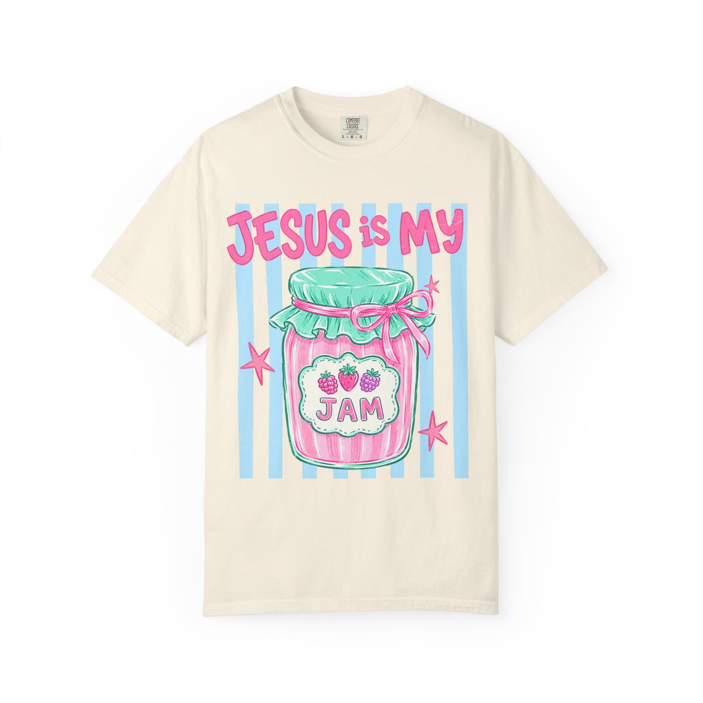 Jesus Is My Jam T-Shirt — Cute Pastel Christian Graphic Tee