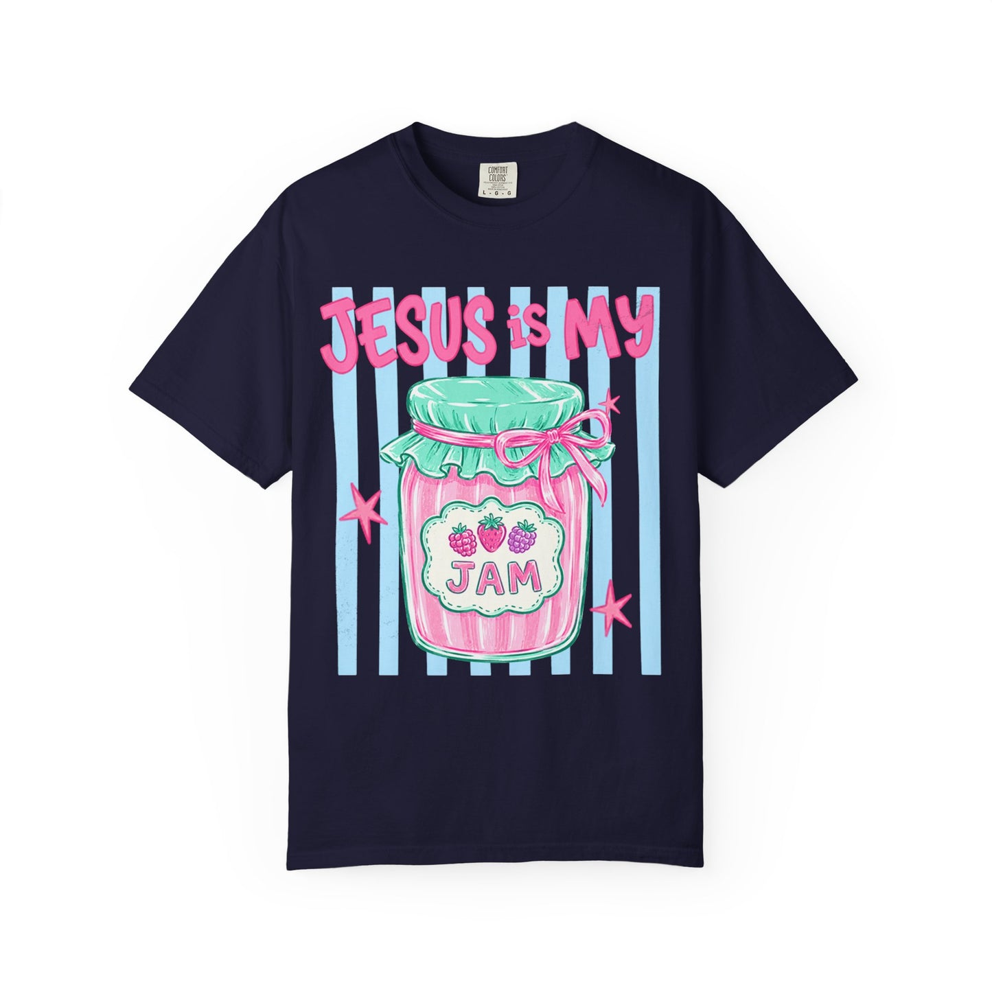 Jesus Is My Jam T-Shirt — Cute Pastel Christian Graphic Tee