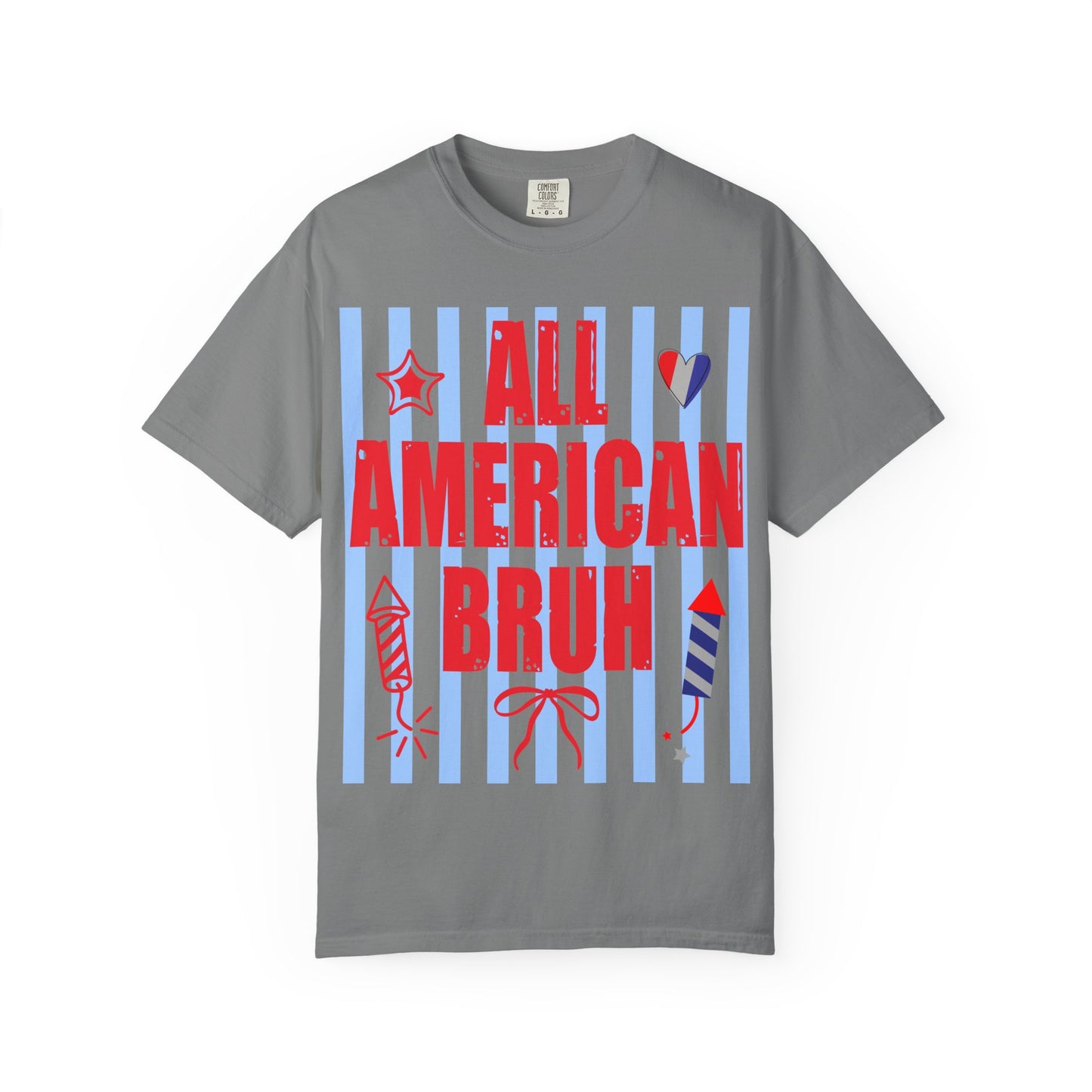 All American Bruh T-Shirt – Patriotic 4th of July Graphic Tee
