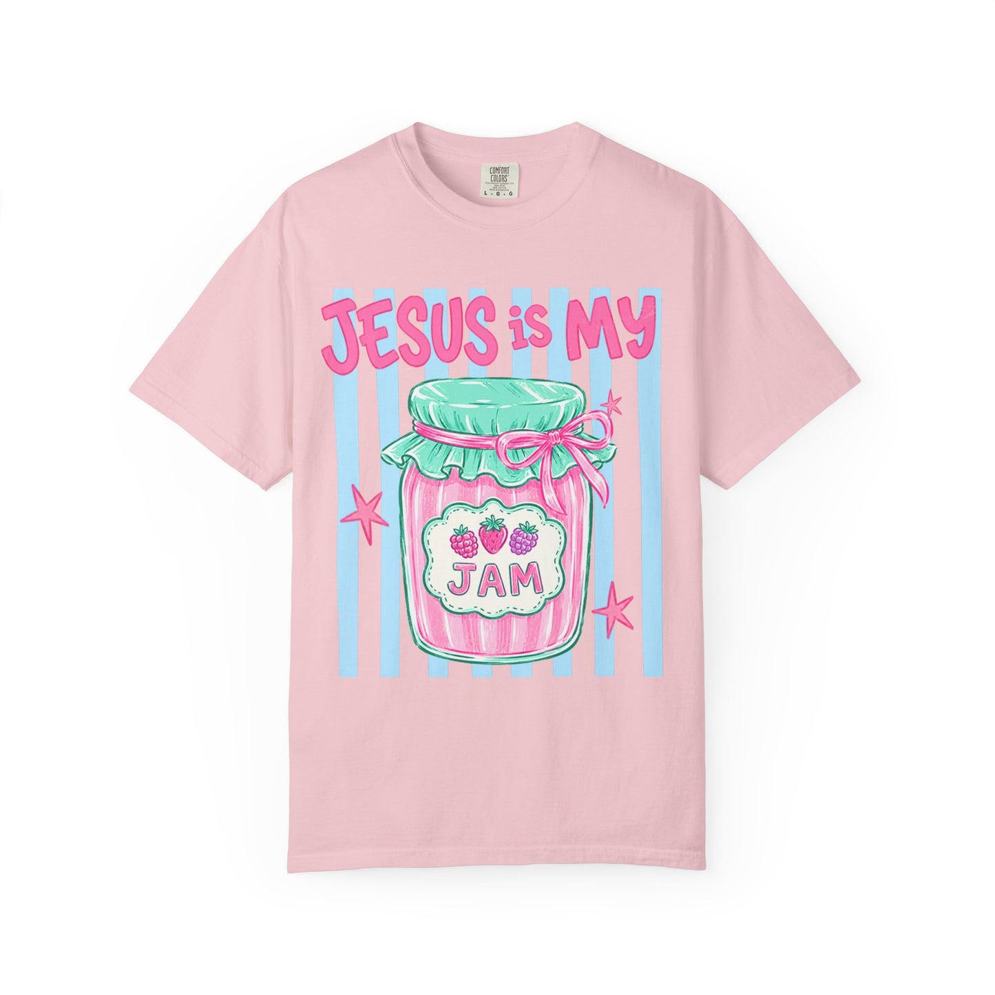 Jesus Is My Jam T-Shirt — Cute Pastel Christian Graphic Tee