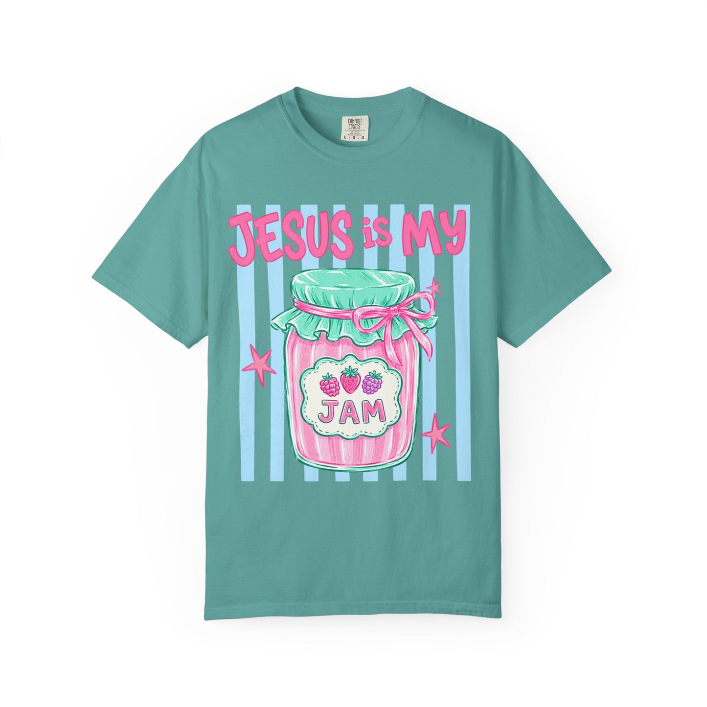 Jesus Is My Jam T-Shirt — Cute Pastel Christian Graphic Tee
