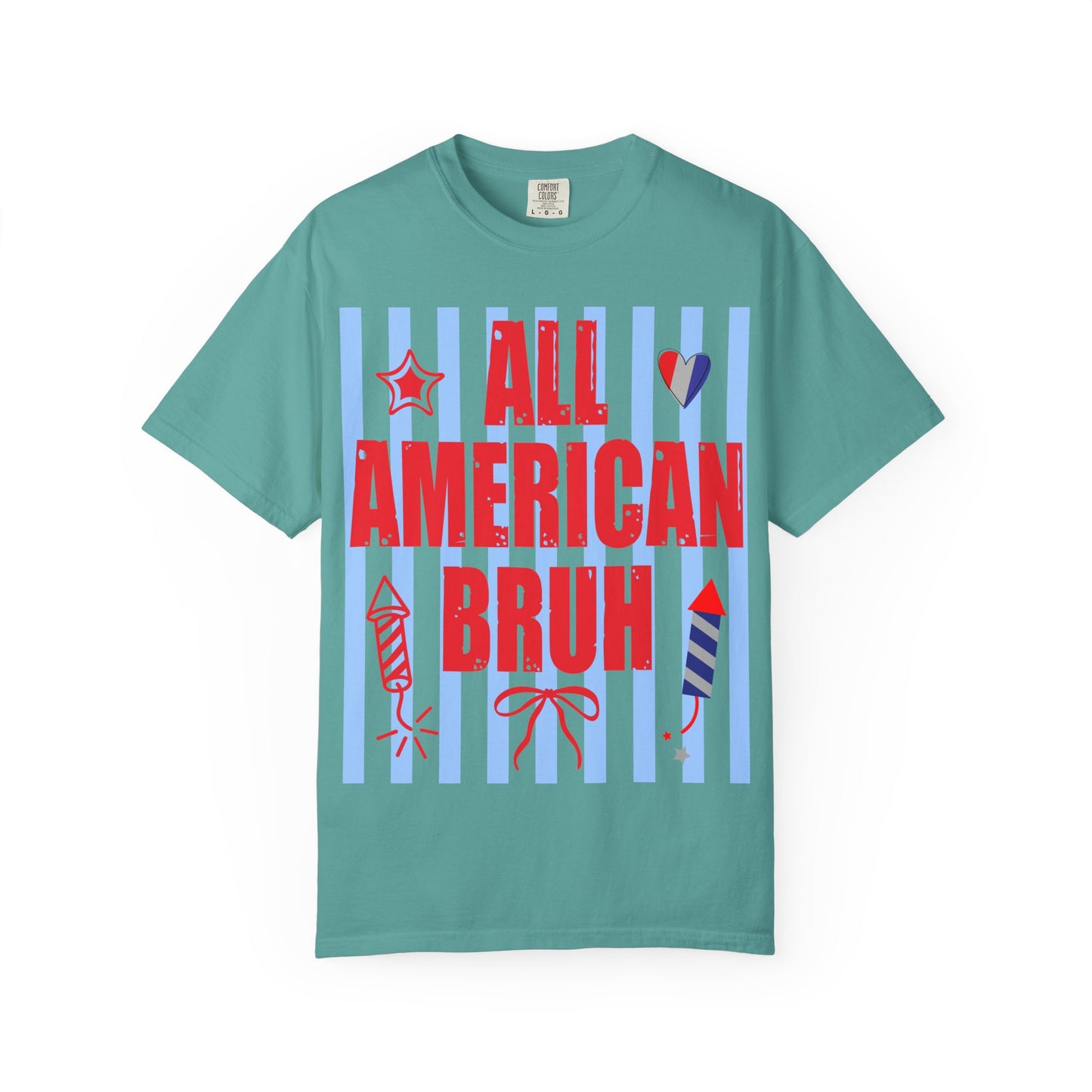 All American Bruh T-Shirt – Patriotic 4th of July Graphic Tee