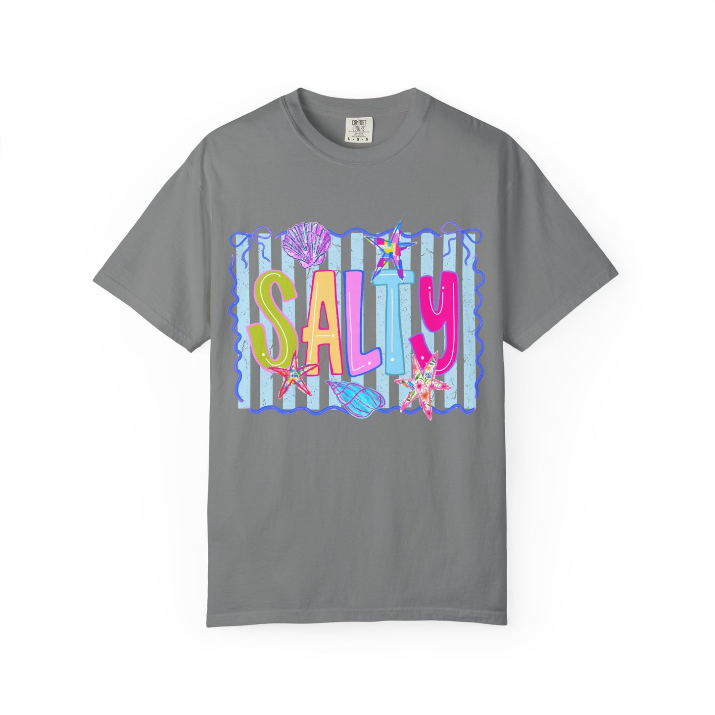 Sally Seashells T-Shirt — Colorful Tropical Name Tee