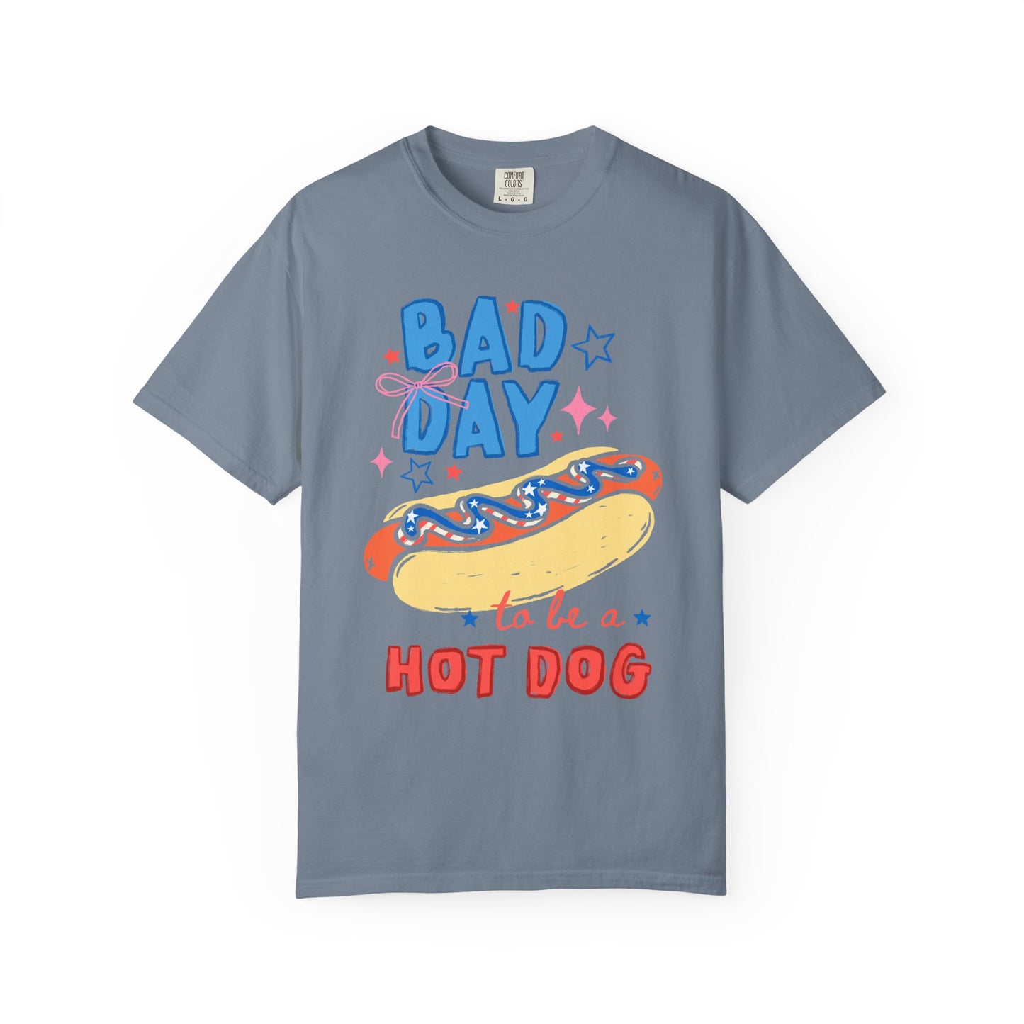 Bad Day to Be a Hot Dog T-Shirt — Funny Kitsch Food Graphic Tee