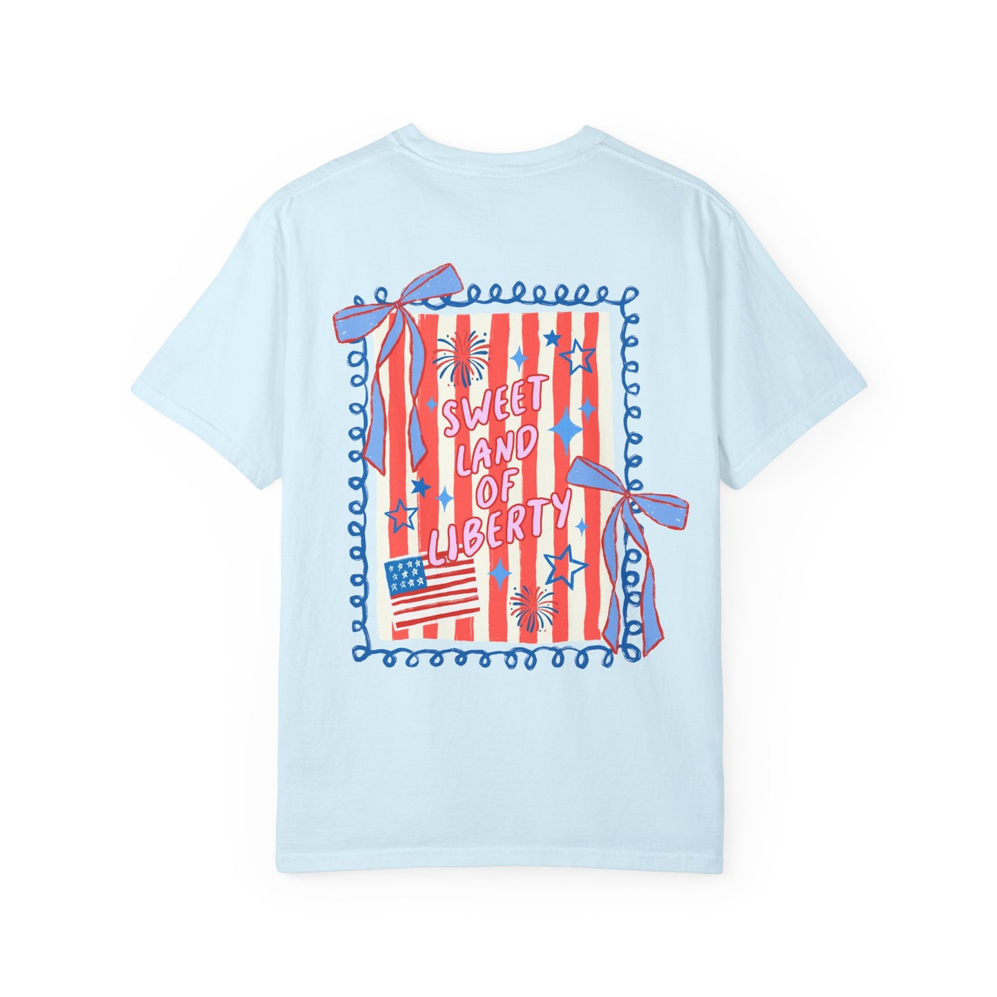Patriotic “Sweet Land of Liberty” Graphic T-Shirt