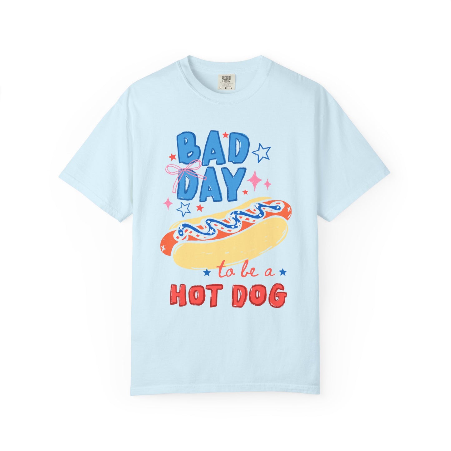 Bad Day to Be a Hot Dog T-Shirt — Funny Kitsch Food Graphic Tee