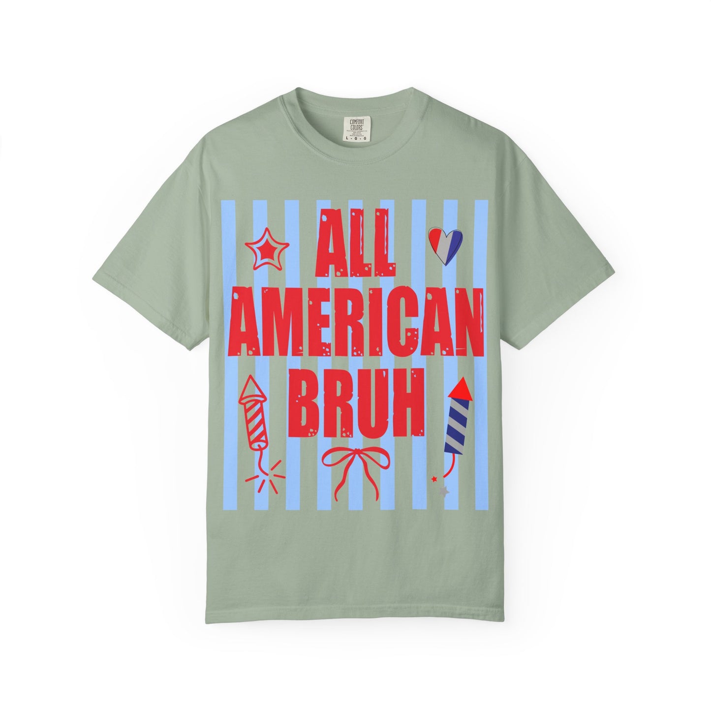 All American Bruh T-Shirt – Patriotic 4th of July Graphic Tee