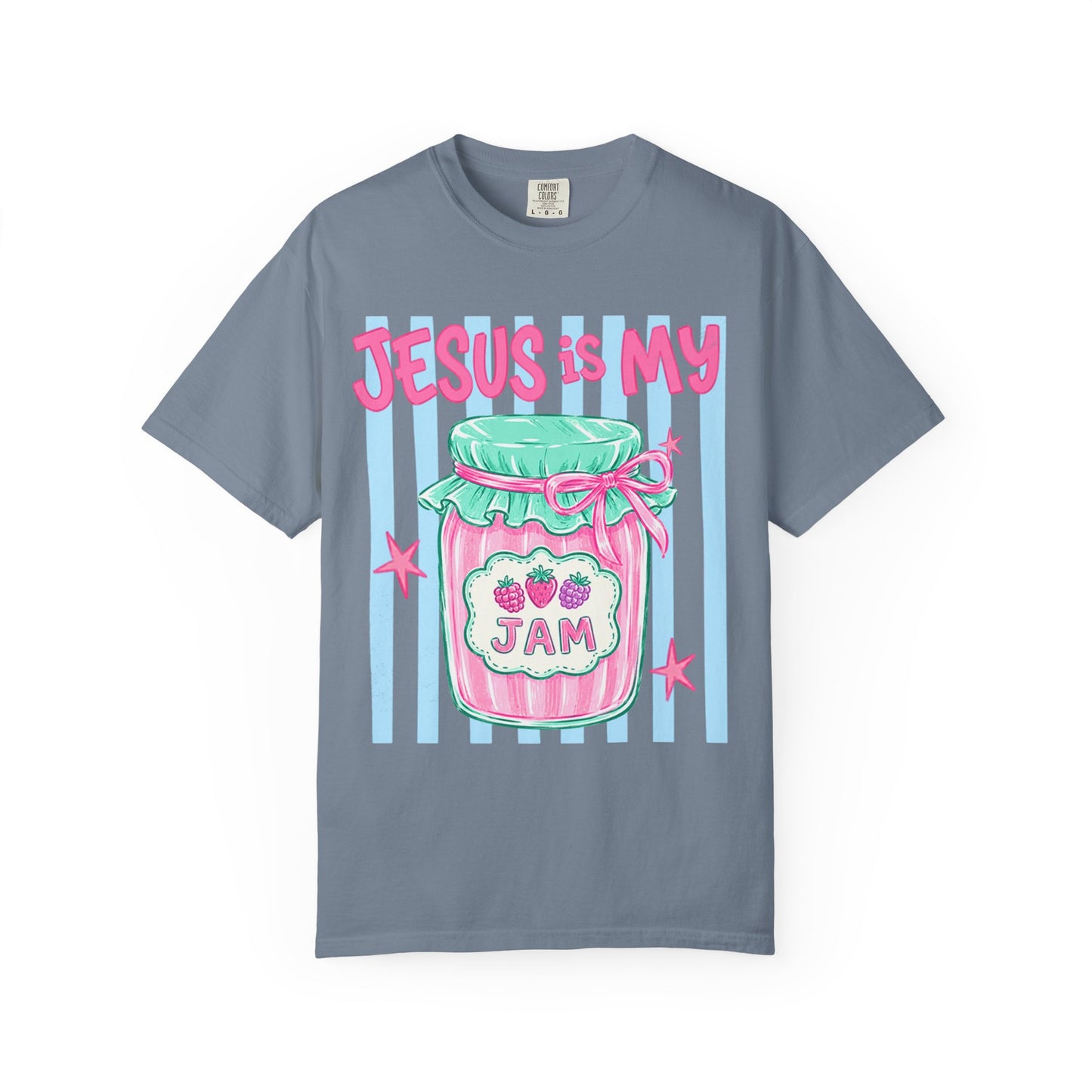 Jesus Is My Jam T-Shirt — Cute Pastel Christian Graphic Tee