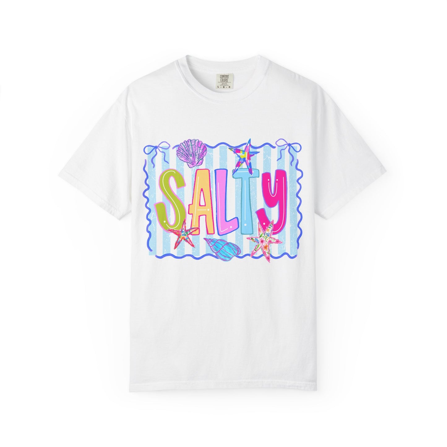 Sally Seashells T-Shirt — Colorful Tropical Name Tee