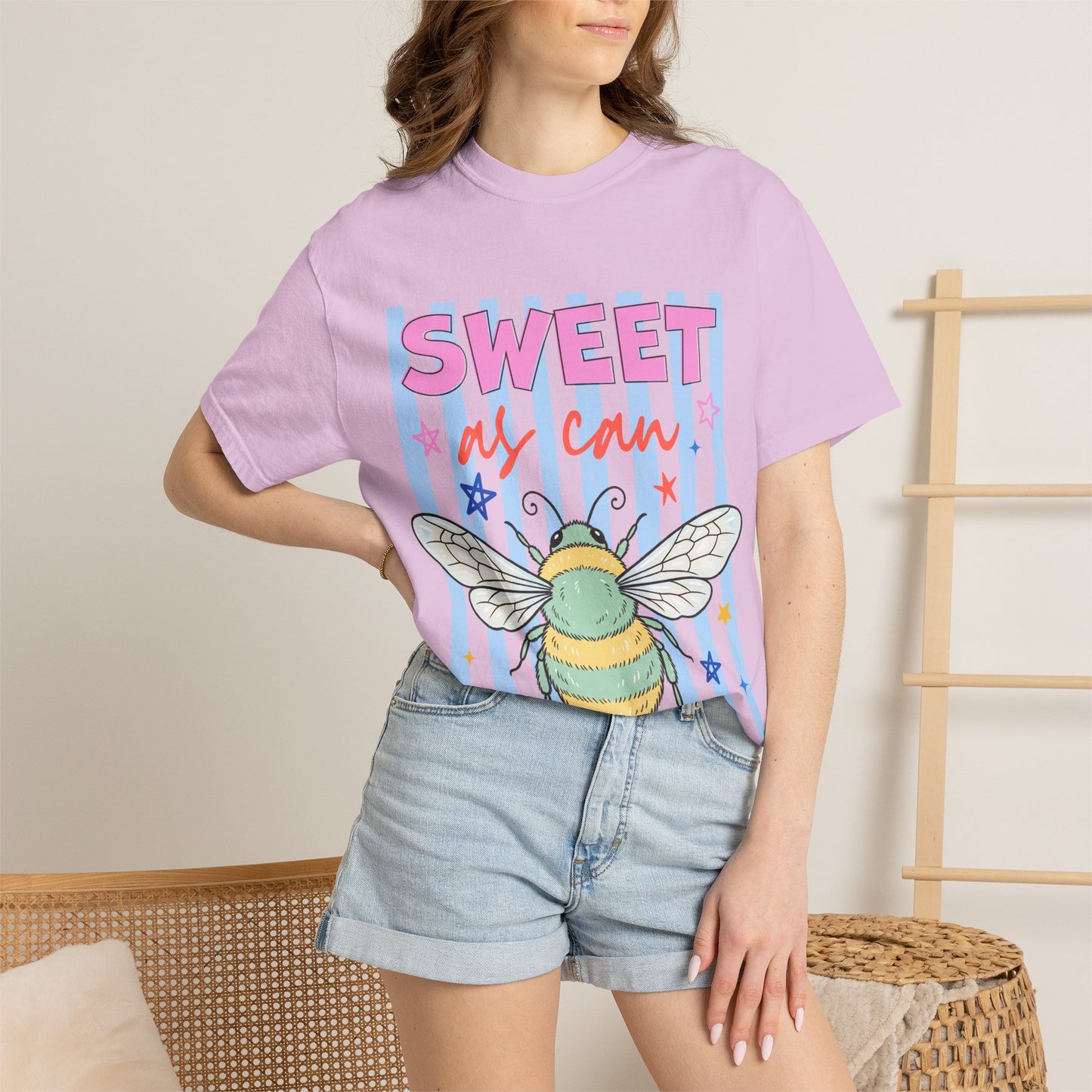 Sweet as Can Bee T-Shirt — Cute Bee Graphic Tee for Kids & Adults