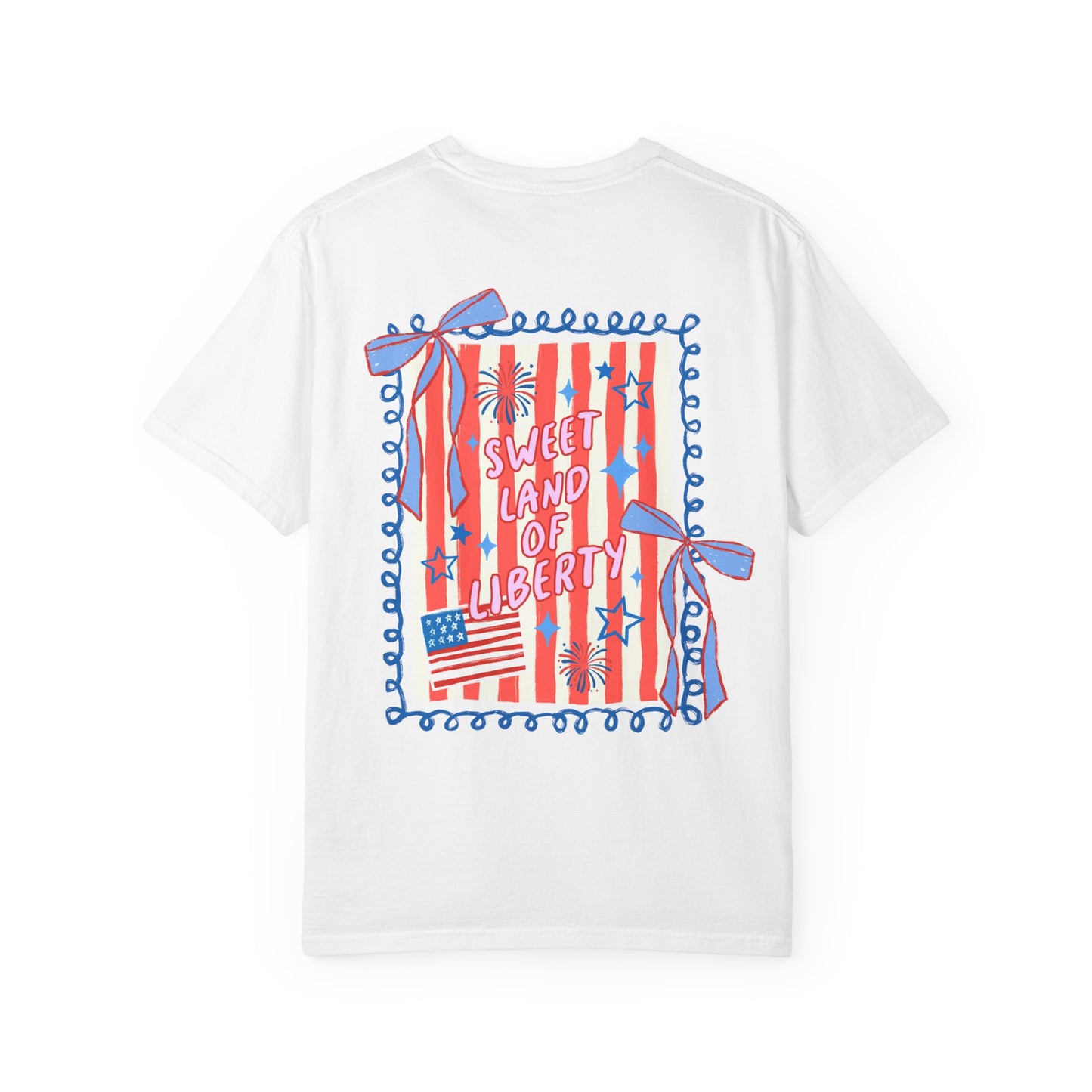 Patriotic “Sweet Land of Liberty” Graphic T-Shirt
