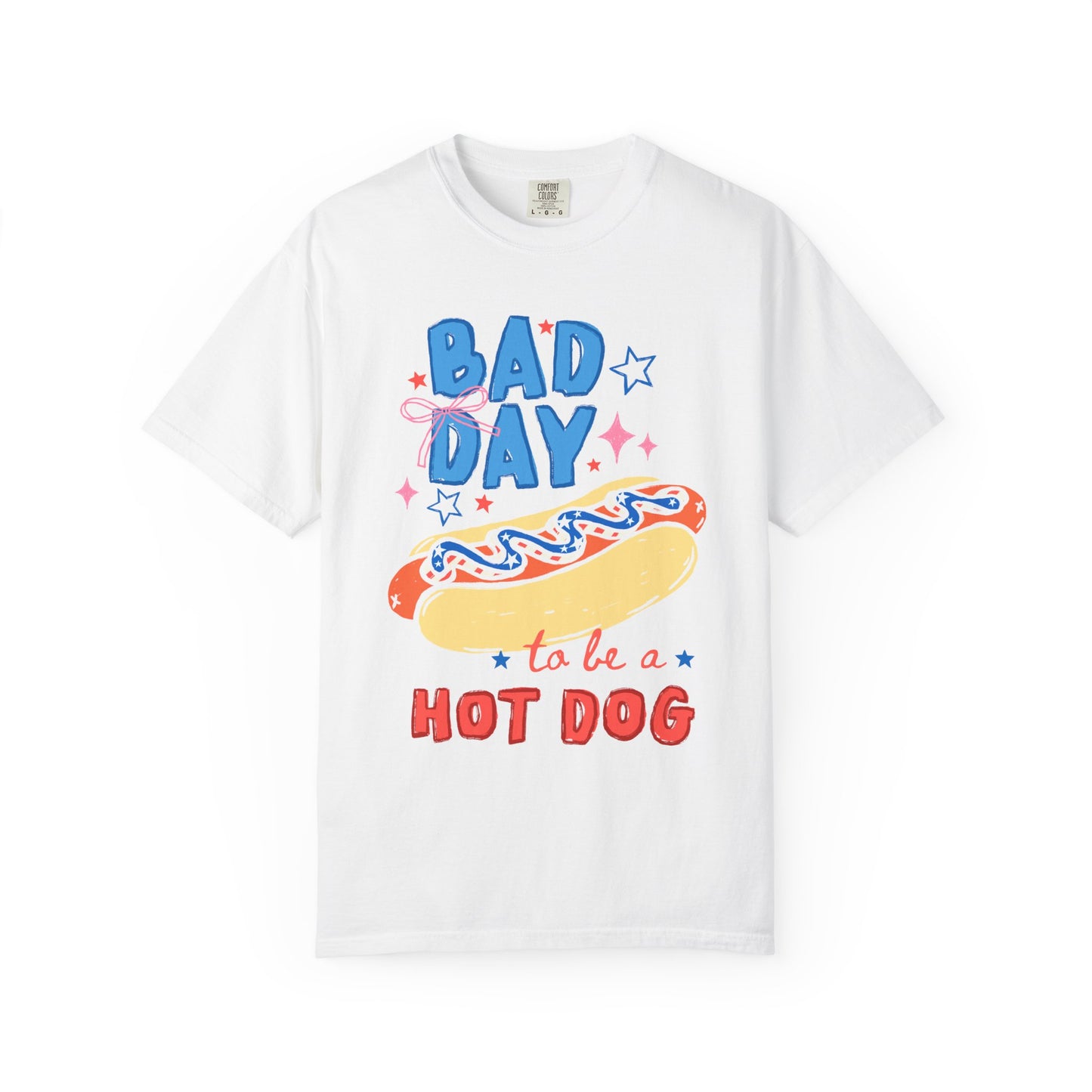 Bad Day to Be a Hot Dog T-Shirt — Funny Kitsch Food Graphic Tee