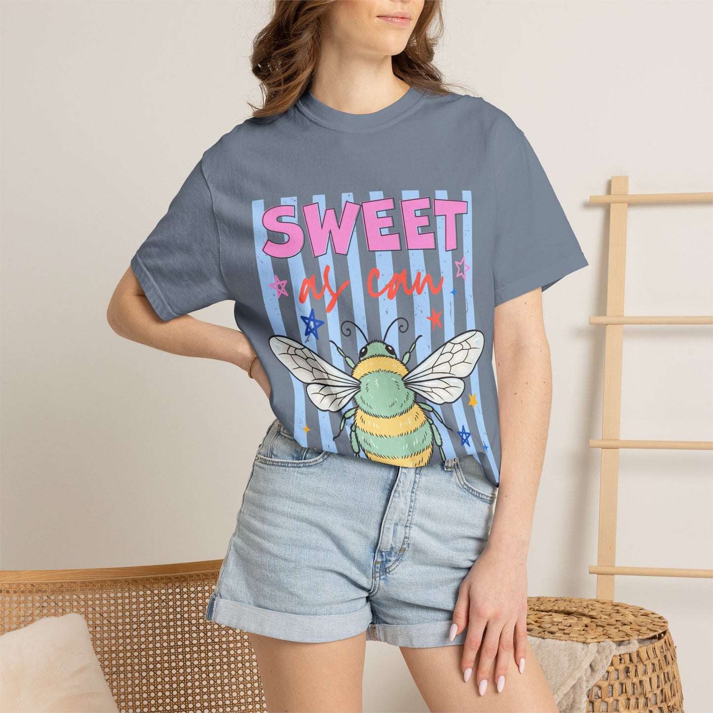 Sweet as Can Bee T-Shirt — Cute Bee Graphic Tee for Kids & Adults