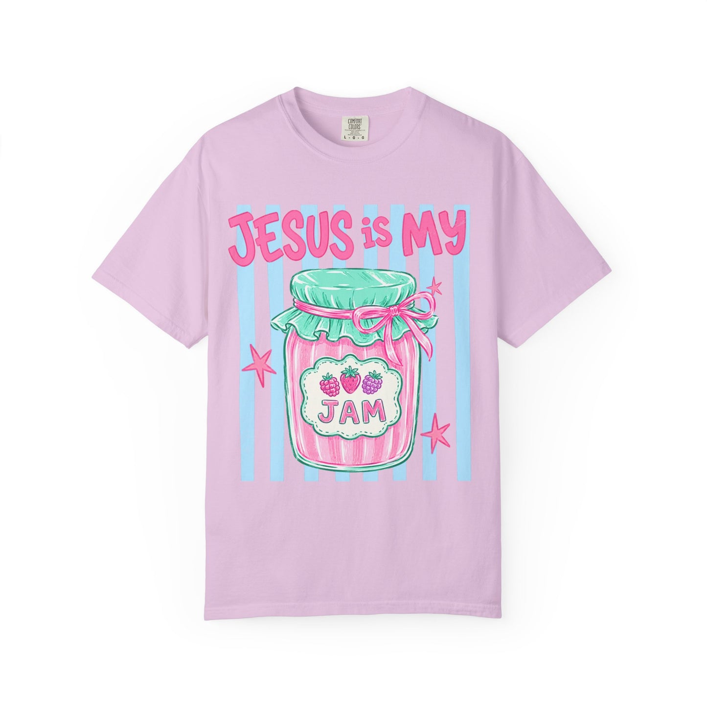 Jesus Is My Jam T-Shirt — Cute Pastel Christian Graphic Tee