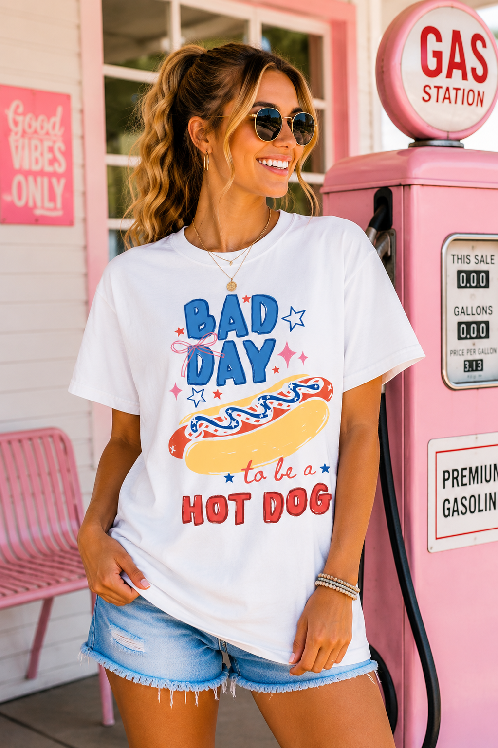 Bad Day to Be a Hot Dog T-Shirt — Funny Kitsch Food Graphic Tee